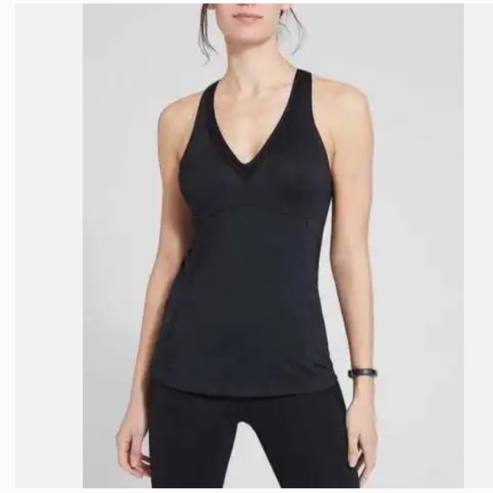 ATHLETA Be‎ bold support tank top NWT SMALL black $69